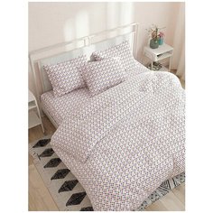 Пододеяльник Сказка перкаль Конфетти 145 х 215 см белый/красный/синий