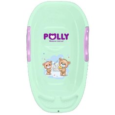 Ванночка Полимербыт Polly с аппликацией зеленый