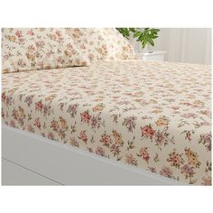 Простыня Сказка Виктория 150 х 215 см красный/фиолетовый/желтый
