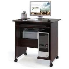 Компьютерный стол СОКОЛ КСТ-10.1, ШхГ: 80х60 см, цвет: венге