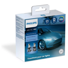 Лампа Светодиодная Led H4 12в/24в 6500к X2 Philips арт. 11342UE2X2