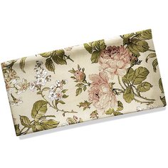 Простыня Сказка Прохоровская роза 120 x 200 см бежевый/зеленый