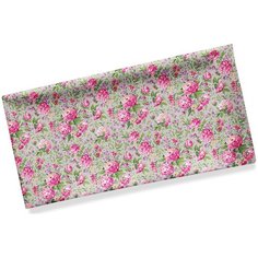 Простыня Сказка Букет пионов перкаль 240х215 розовый/серый/зеленый