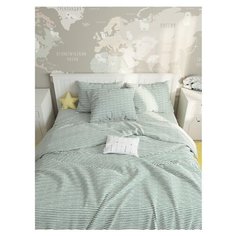 Пододеяльник Сказка "Green" евро на молнии 200х215 см