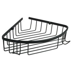 Полка угловая одноэтажная Fixsen Hotel черная, FX-31051-1A