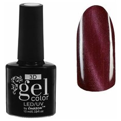 Гель-лак для ногтей Luazon 3D Gel color, 10 мл, 16-029 бордовый