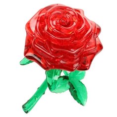 Головоломка Crystal Puzzle Роза со светом