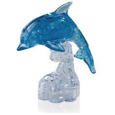 Головоломка Crystal Puzzle Дельфин на подставке со светом