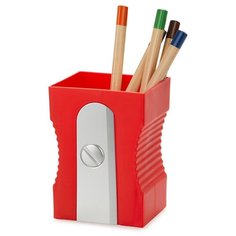 Подставка для канцелярских принадлежностей Sharpener красная Balvi