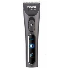 Машинка для стрижки животных аккумуляторно-сетевая ZIVER-215 morey, 15Вт, заменяемый Li-Ion аккумулятор без эффекта памяти. 240 мин работа, насадки, керамический нож, встроенный регулятор длины стрижки от 1 до 1,9 мм, турбо режим +20%