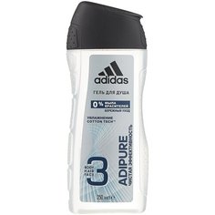 Гель для душа 3 в 1 Adidas Adipure для мужчин, 250 мл
