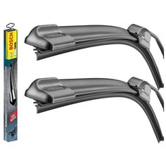 Щетка стеклоочистителя бескаркасная Bosch Aerotwin Multi-Clip AM466S 650 мм / 380 мм, 2 шт.