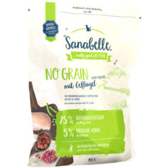 Сухой корм для кошек Sanabelle беззерновой, при чувствительном пищеварении 400 г