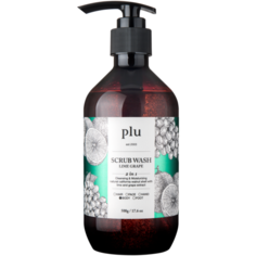 Скраб-гель для душа Plu Лайм-Зеленый виноград, 500 мл