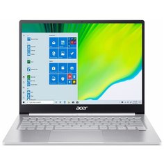 Ноутбук Acer Swift 3 SF313-52G-71J6 (Intel Core i7 1065G7 1300MHz/13.5"/2256x1504/16GB/1TB SSD/NVIDIA GeForce MX350 2GB/Windows 10 Home) NX.HZQER.004, серебристый