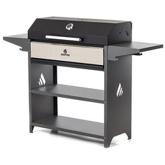 Угольный гриль Gratar Professional Optima BBQ, черный/серый