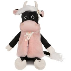 Мягкая игрушка Maxitoys Коровка Даша в меховой накидке 23 см