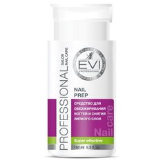 EVI professional Средство для обезжиривания ногтей и снятия липкого слоя Nail Prep 150 мл, с дозатором