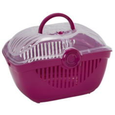 Корзина-переноска для кошек Moderna Top Runner Medium 39х25х29 см hot pink