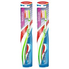 Зубная щетка Aquafresh Between Teeth, зеленый/зеленый, 2 уп.