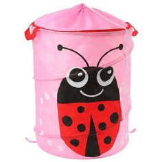 Корзина Наша игрушка Божья коровка 34 х 45 см (XXQ19010311-4) розовый