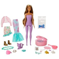 Кукла Barbie с сюрпризами внутри упаковки Русалка, GXV93