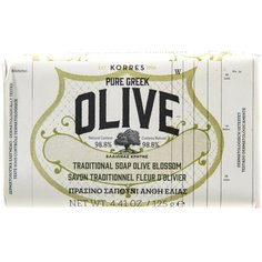 Мыло кусковое KORRES Pure Greek Olive Цветы оливы, 125 г