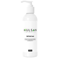 MULSAN Split Ends Cream Несмываемый крем для секущихся кончиков с гиалуроновой кислотой, витаминами E и C, 200 мл