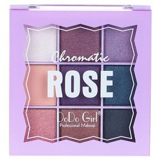 DoDo Girl Палетка теней Chromatic 9 цветов 04 Rose