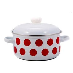 Кастрюля Лысьвенский завод эмалированной посуды С-1510АП2/4, 2 л, горох