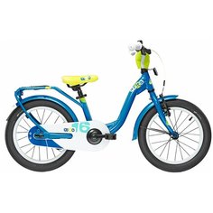 Детский велосипед Scool Nixe 16 (2016) blue/yellow (требует финальной сборки) S`Cool