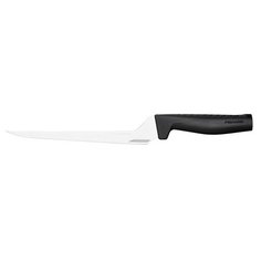 Нож филейный FISKARS Hard Edge, лезвие 21.7 см, серебристый/черный