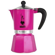Гейзерная кофеварка Bialetti Rainbow (6 чашек), fucsia