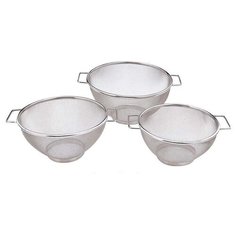 Bekker Сито BK-9223, 3 предмета, серебристый