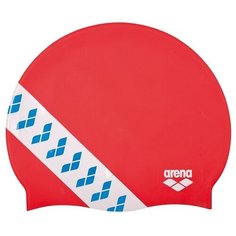 Шапочка для плавания arena Team Stripe Cap, red