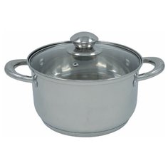 Кастрюля Bohmann BH-0805-16, 2 л, серебристый/серый