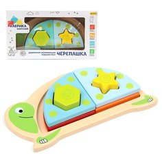 Деревянная игрушка Пазл Фабрика Фантазий 70023 "Черепашка"