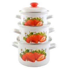 Набор посуды Лысьва 124АП2 4 Сочная клубника