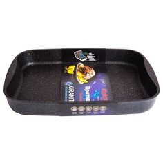 Противень Kukmara Granit ultra original пго02а литой 36,5*26*5,5см.антипригарное покрытие