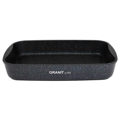 Противень Kukmara Granit ultra original пго01а литой 33,5*22*5,5см. антипригарное покрытие