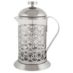 ЧАЙНИК ЗАВАР. СТЕКЛО 800 МЛ, КРЫШКА С ПРЕССОМ "OLIMPIA" (1/12) "MALLONY" T046-800ML