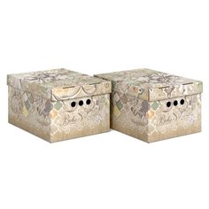 Короб картонный, складной, малый, 25*33*18.5 см, набор 2 шт., BOHO BEIGE Valiant