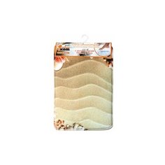КОВРИК ДЛЯ ВАННОЙ "ДЮНЫ" 50*80 СМ (МИКРОФИБРА) (1/12) "РЫЖИЙ КОТ"