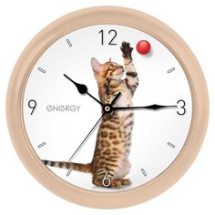 Часы Energy ЕС-113 009486 настенные кварцевые кот