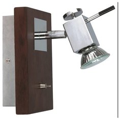 Спот CHERRY-1 хром/вишня 1хGU10x50W Powerlight