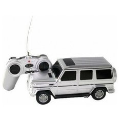 Радиоуправляемая машинка Rastar Mercedes G55 AMG, 20 см, горят огни, на батарейках, 1:24 (30500)