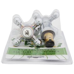 РЕМКОМПЛЕКТ ДЛЯ СМЕСИТЕЛЕЙ ОТЕЧ. 18*1 МЕТАЛЛ, МАХОВИК КРЕСТ (1/40) "ПРОФСАН"