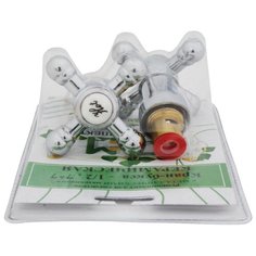 РЕМКОМПЛЕКТ ДЛЯ СМЕСИТЕЛЕЙ ИМП. 1/2" МЕТАЛЛ, МАХОВИК КРЕСТ (1/40) "ПРОФСАН"