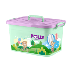 Контейнер ПОЛИМЕРБЫТ Polly 15 л 41.5х27х22 см бежевый