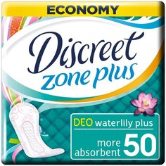 Discreet прокладки ежедневные Deo Water Lily Plus, 50 шт.